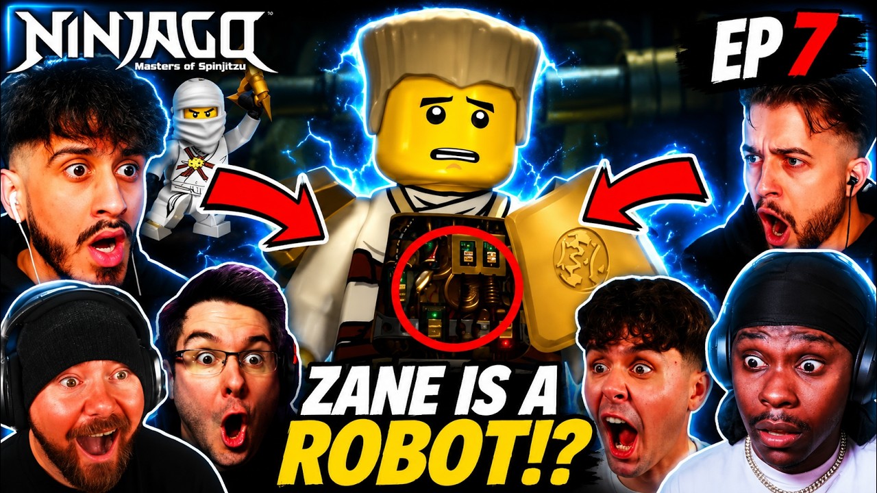 ZANE IS A Robot !?!😱 Reaction Compilation Episode 7 Ninjago