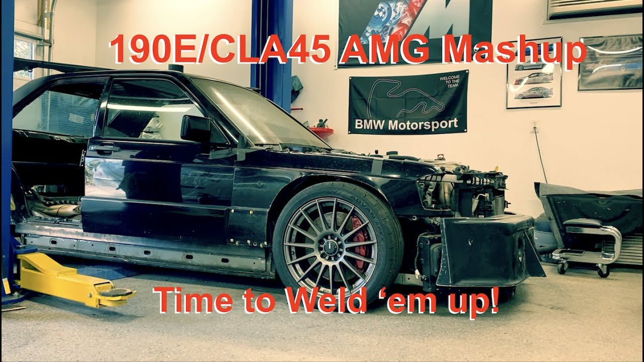 Mercedes 190e and CLA45 AMG Chassis Swap EP.3