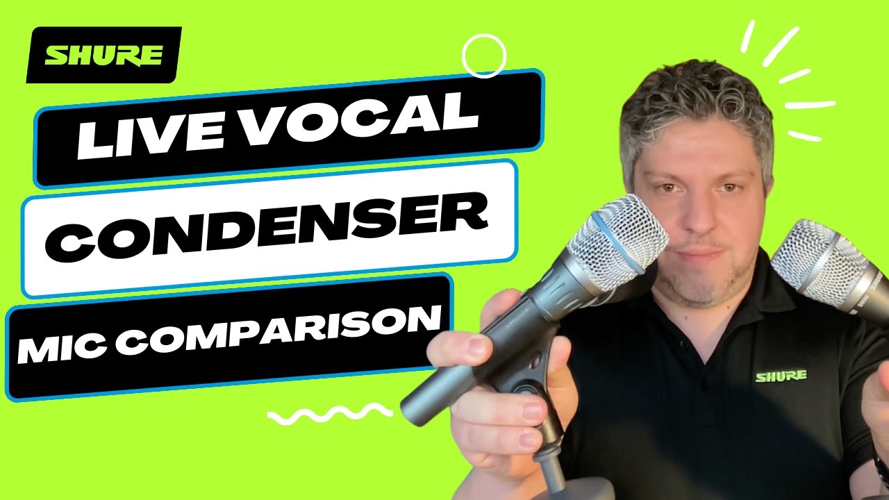 Live Vocal Condenser Mic Comparison | Shure