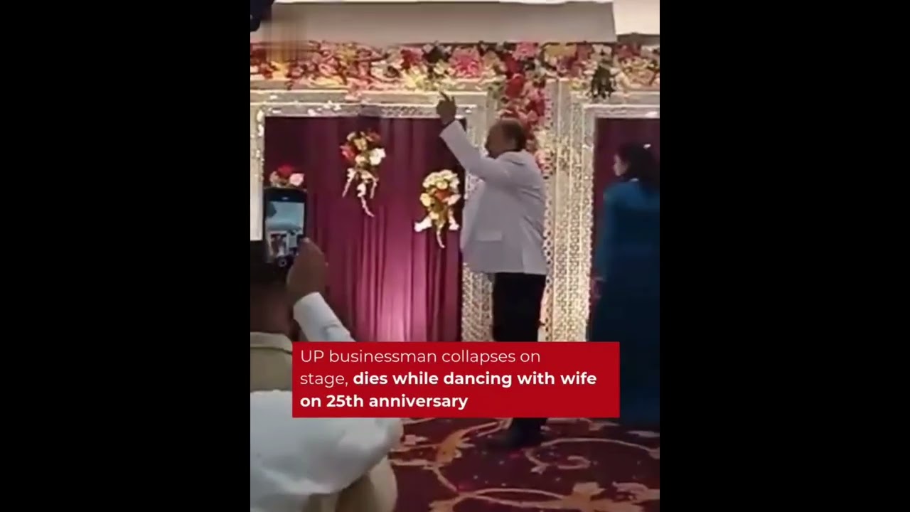 Business man dies of heart attack while dancing with his wife on wedding anniversary