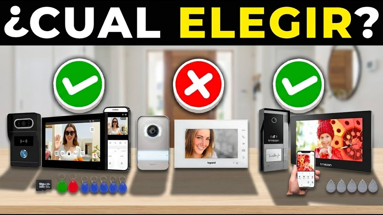 ✅ Los 5 MEJORES VIDEOPORTEROS INTELIGENTES 2026 | VIDEOPORTEROS WIFI AMAZON Calidad Precio