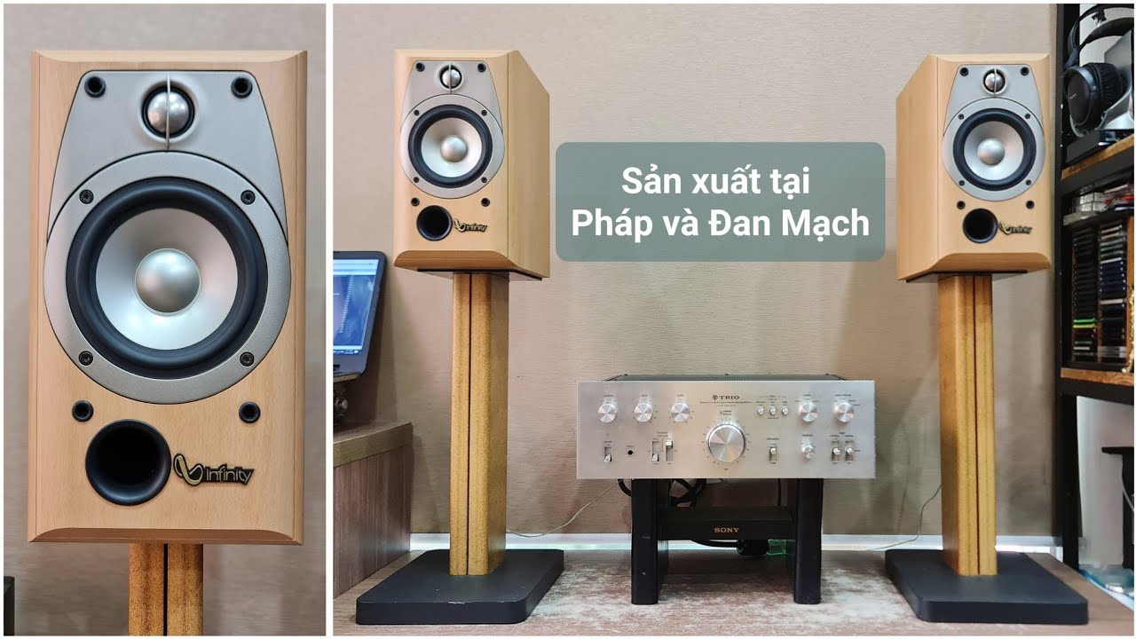 💥Loa Bookshelf Mỹ Ráp Châu Âu INFINITY REFERENCE 21(Vũ 0908804711)