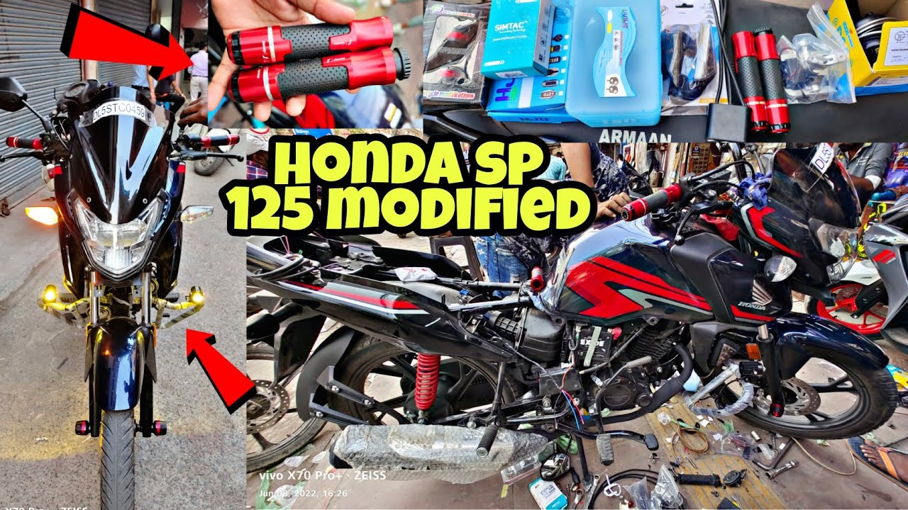 honda sp 125 bs6 fully modification 🔥 | सबसे ज्यादा modified Honda sp 125 bs6