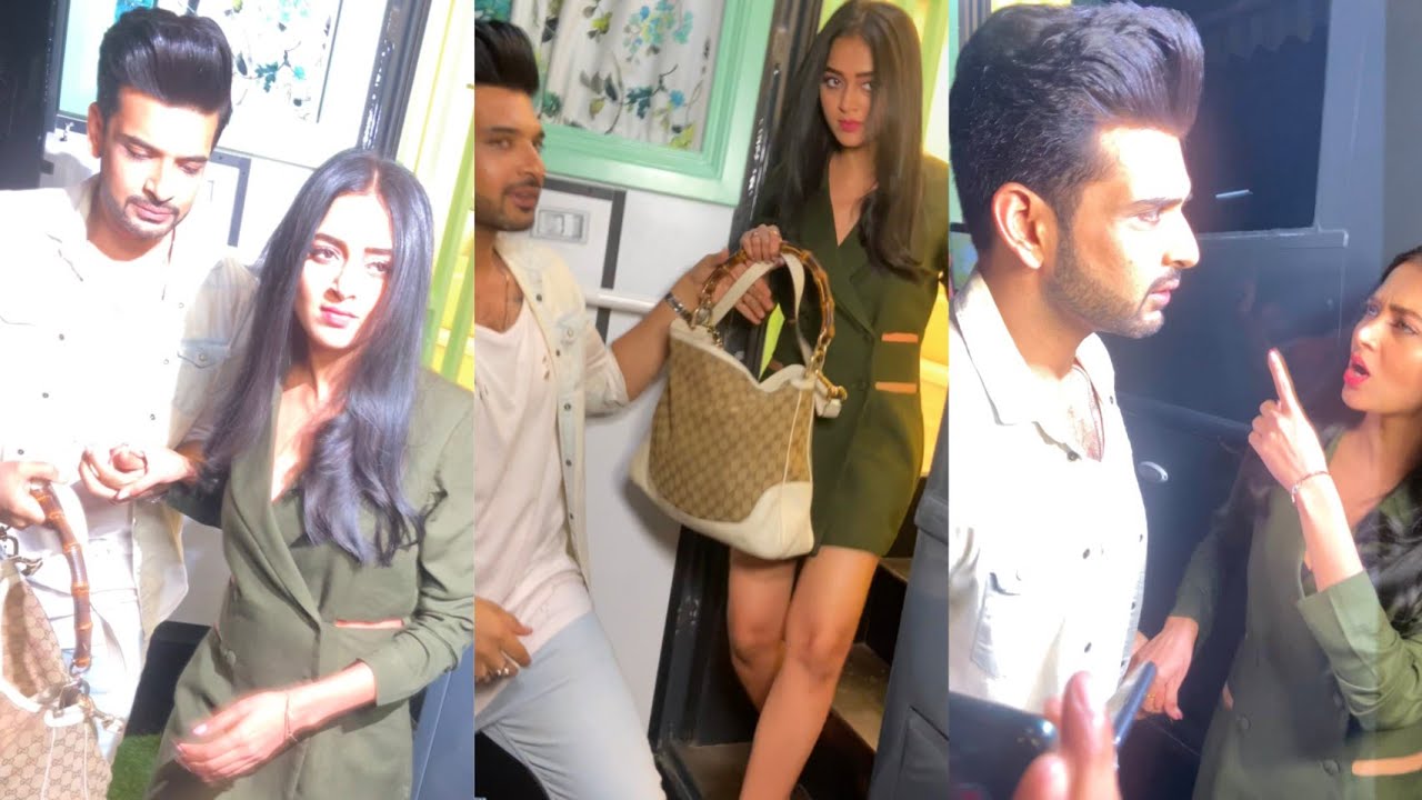 Karan Kundra & Tejasswi Prakash Leaving after post Packup 😍💞📷