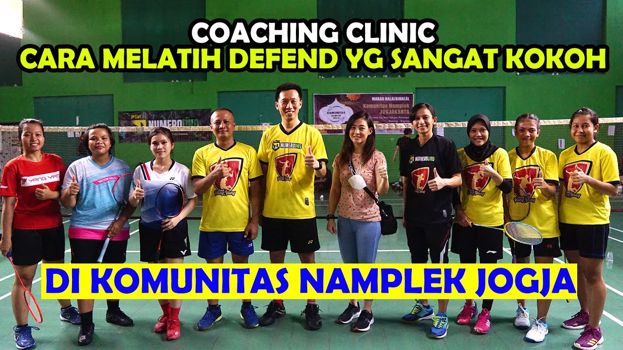 Tutorial Latihan defend pemain Ganda [ disampaikan di mabar Komunitas Namplek Jogja ]