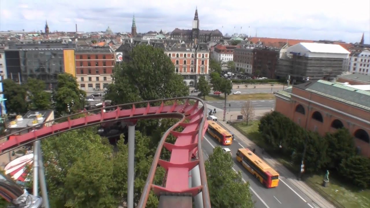 Daemonen Roller Coaster POV Onride Video The Demon Tivoli Gardens Copenhagen Denmark