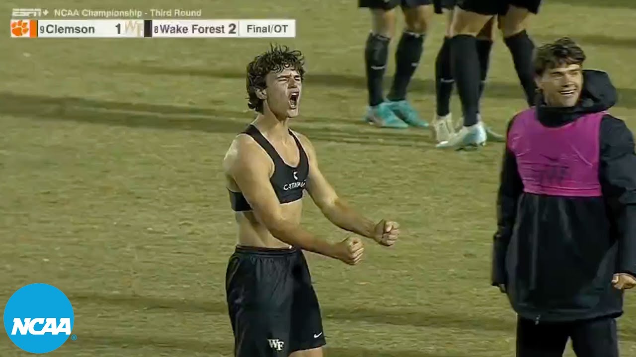 Incredible golden goal sends Wake Forest to NCAA men's soccer quarterfinals