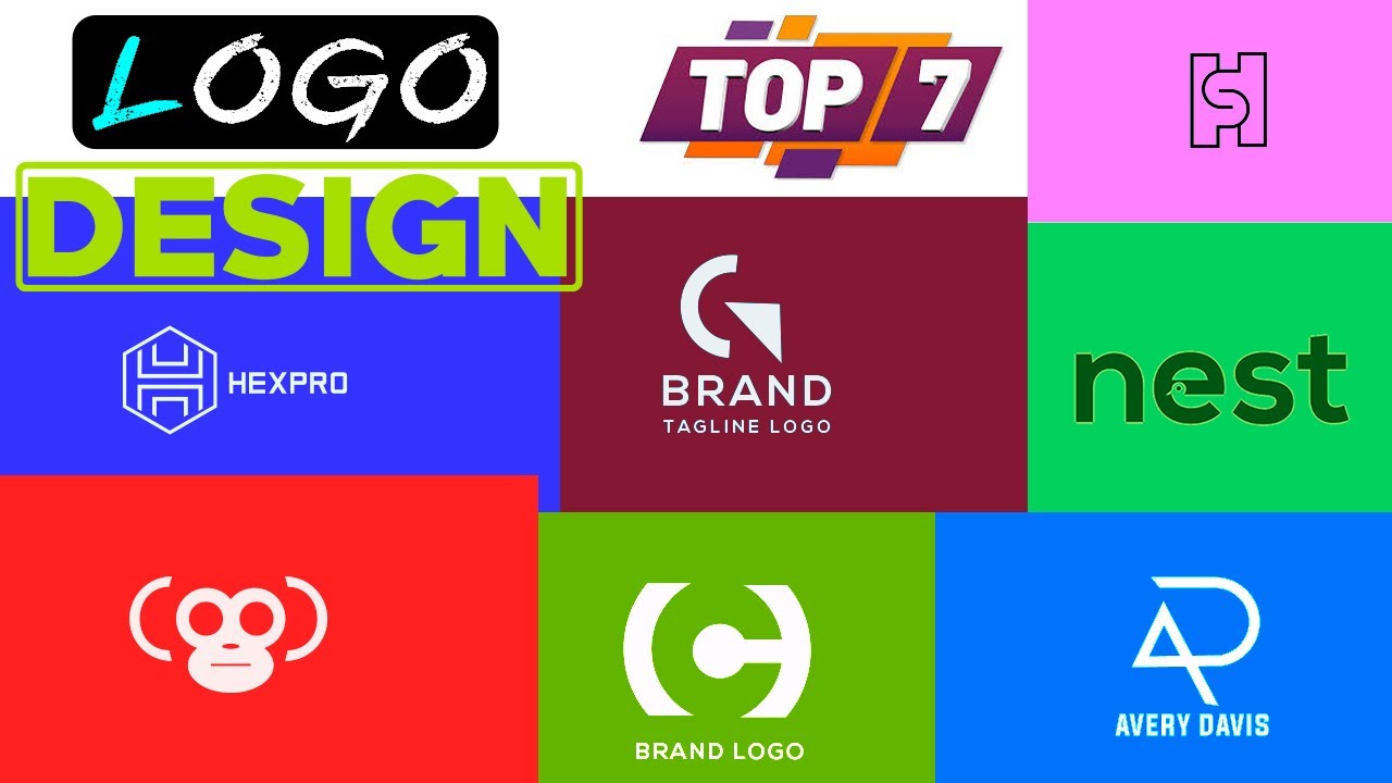 How To Make Logo Design Top 7 Logos || In Adobeillustrator