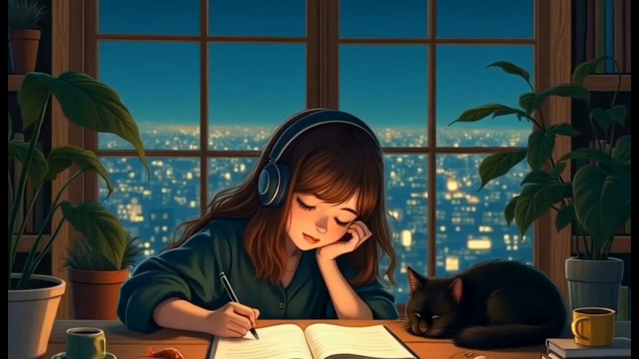 Mix of Relaxing Lofi Hip-Hop Beats: Study, Relax, Sleep, Work, Rest, Chill Day, and Calm Atmosphere.