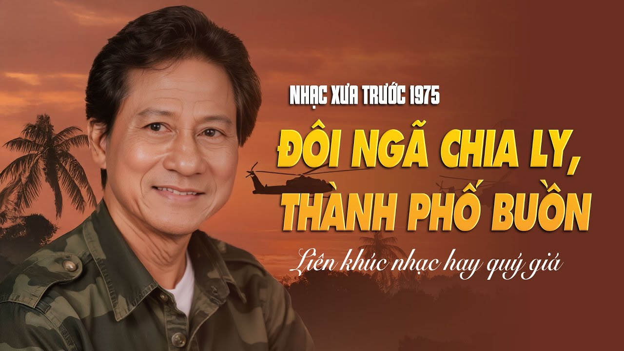 Liên Khúc Đôi Ngã Chia Ly, Thành Phố Buồn | CHẾ LINH NHẠC XƯA 1975 VÔ CÙNG QUÝ HIẾM