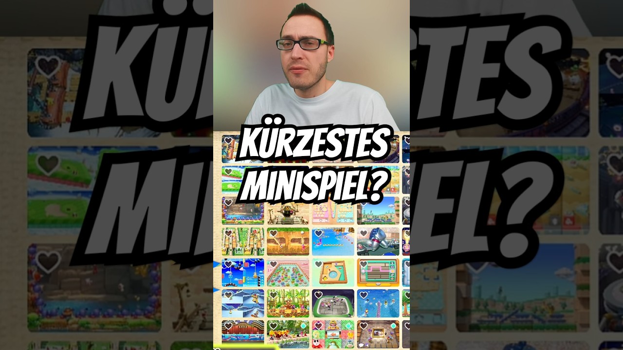 Was ist das K&Uuml;RZESTE MINISPIEL aus Mario Party Jamboree? #SuperMario #Mario #Nintendo #Switch