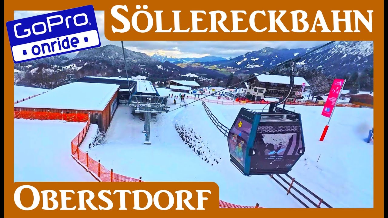 SÖLLERECKBAHN in OBERSTDORF WINTER Bergbahn ONRIDE GoPro