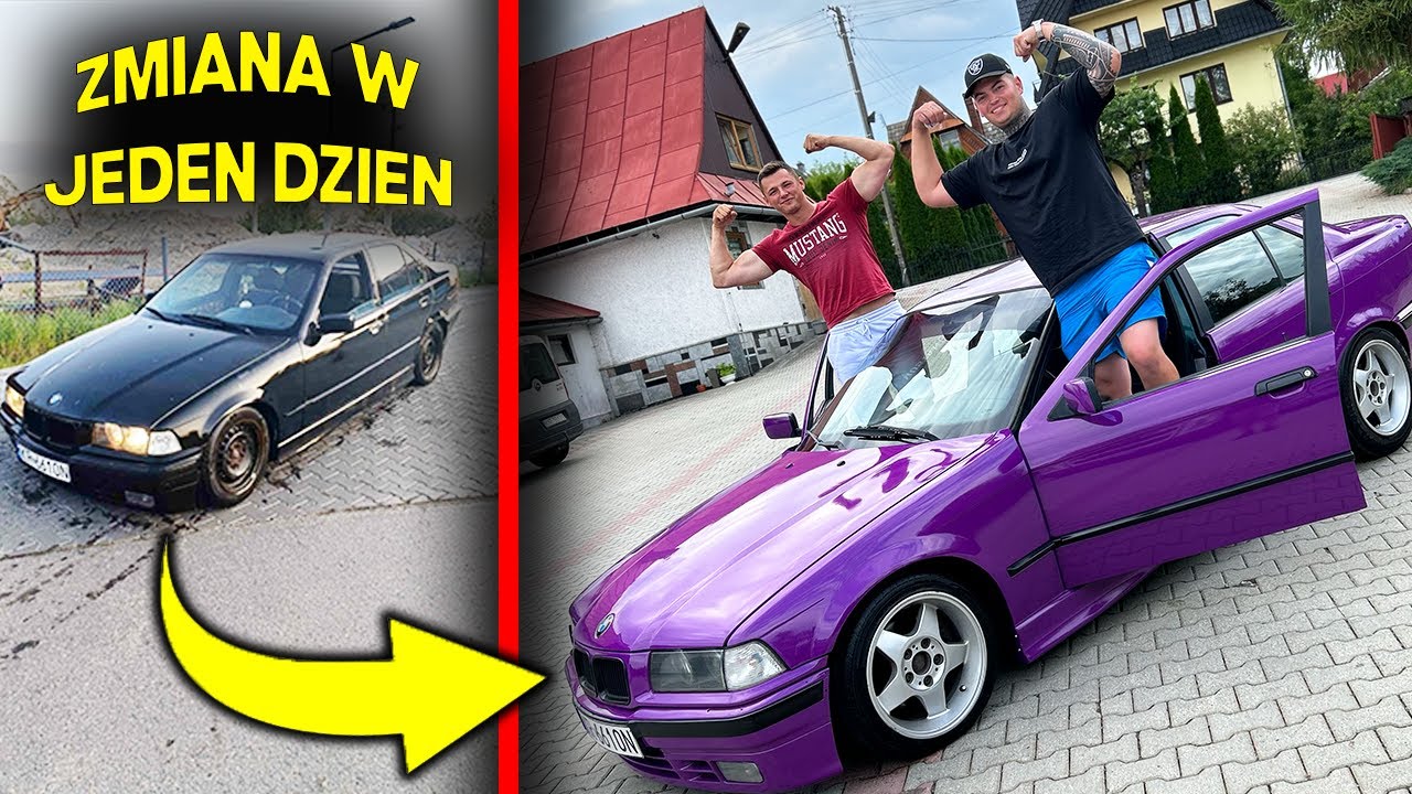 METAMORFOZA BMW E36 ZA 1000 ZŁ !