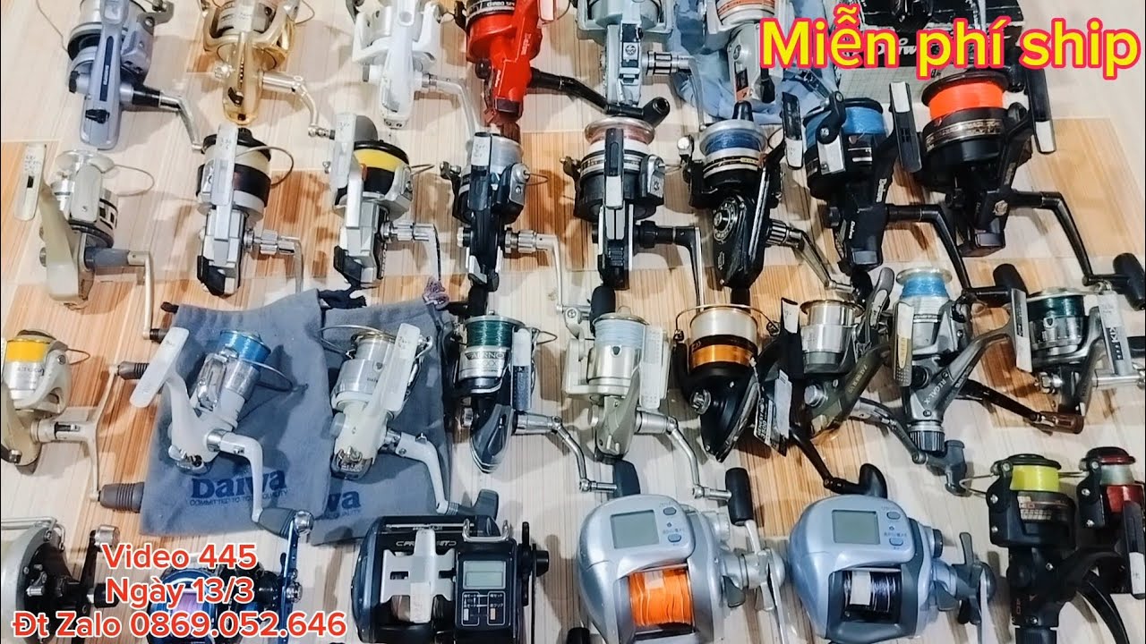 Video 445⭐ Lô máy câu Nhật Bãi ☎️ Zalo 0869.052.646