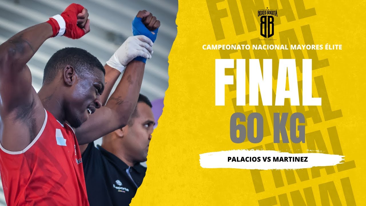Final Nacional de Boxeo Bogotá 2025 - 60 KG: Juan Palacios (Valle) vs Deimer Martínez (Córdoba)
