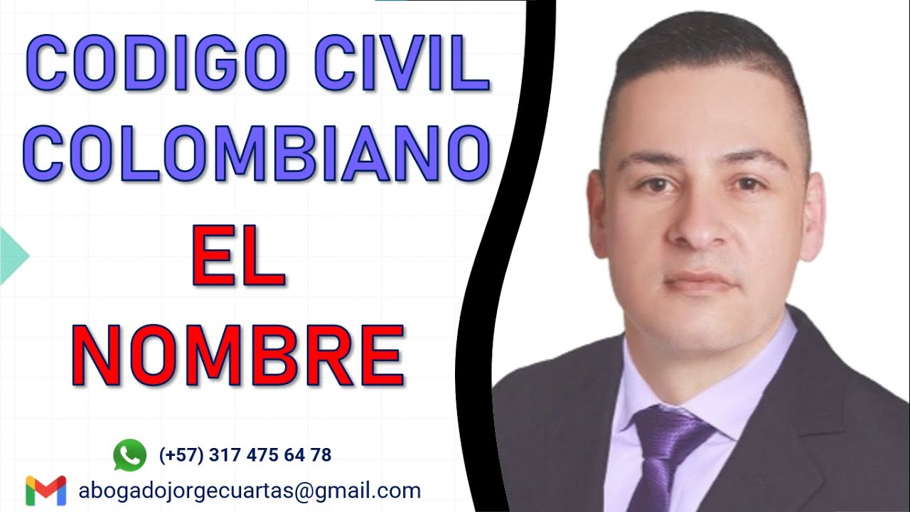 ATRIBUTOS DE LA Personalidad En COLOMBIA -El Nombre