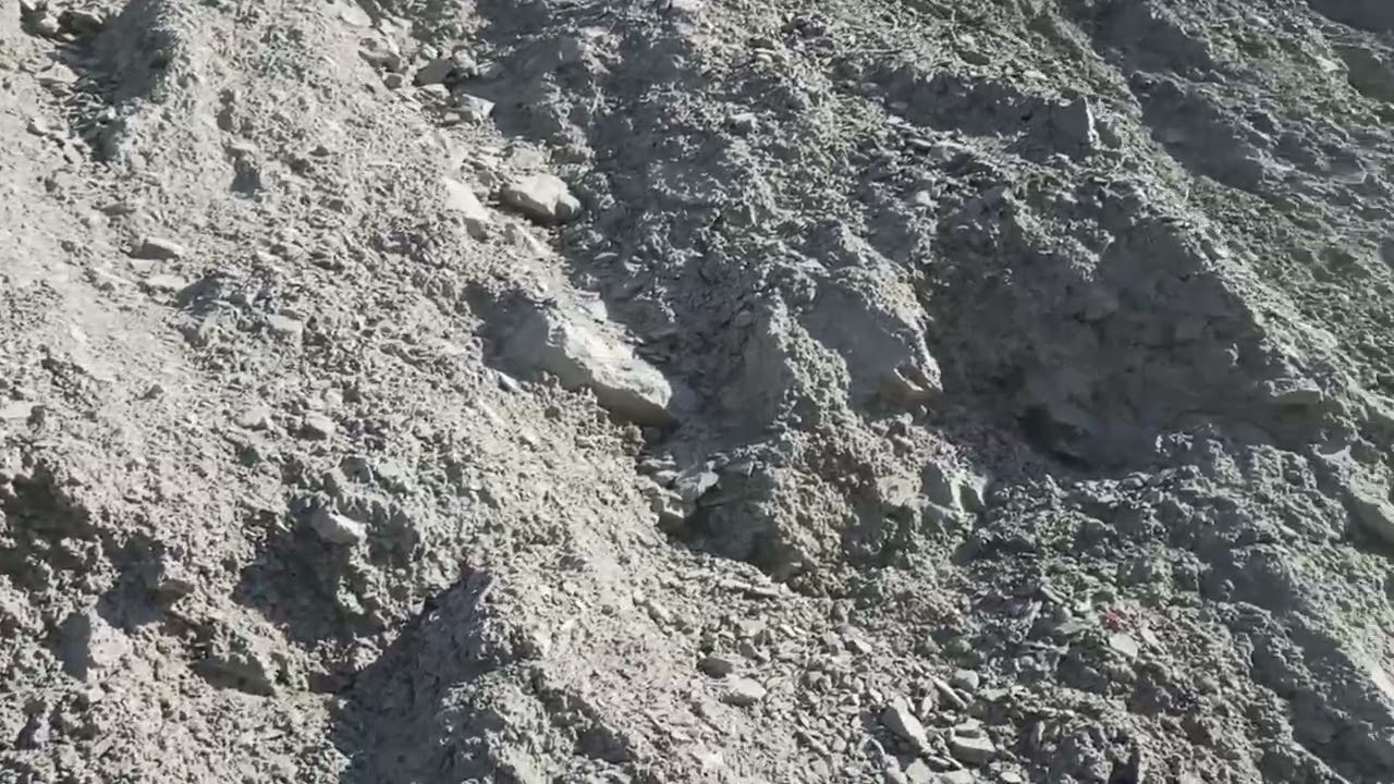 Nomadic family along with livestock near landslide area of  Mehad Ramban