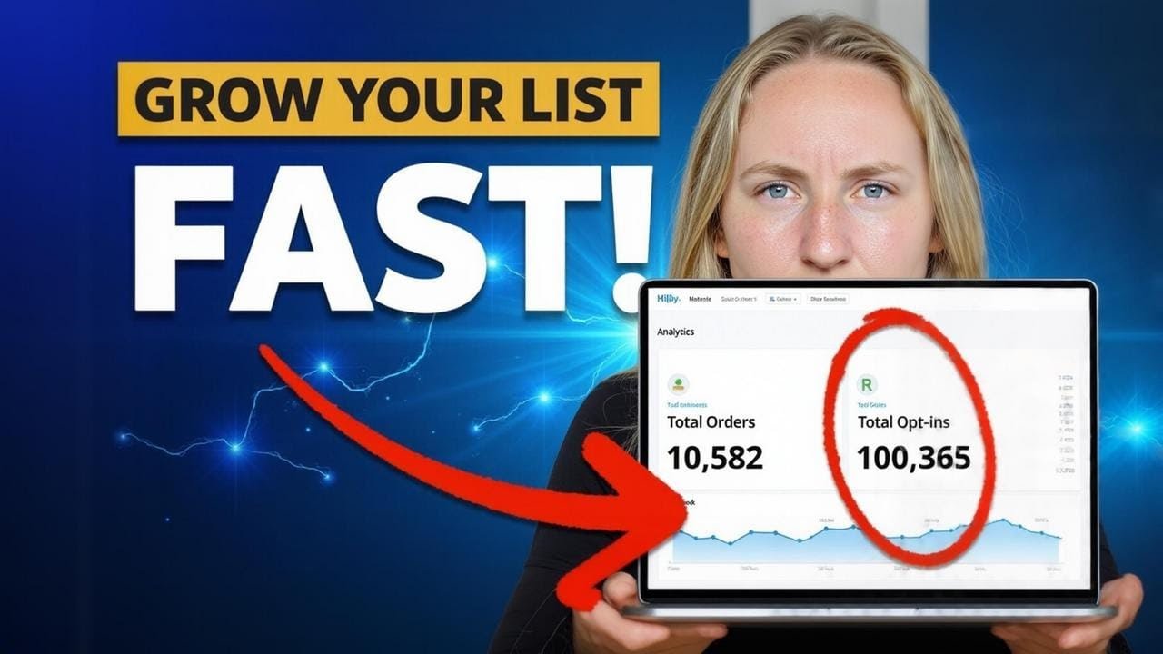 Build Your EMAIL LIST in 30 Days FAST - Full Tutorial For Ecommerce