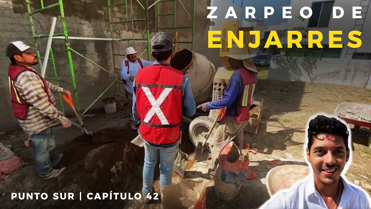 ZARPEO DE ENJARRES | CASA EN PUNTO SUR | EN OBRA | Cap 42