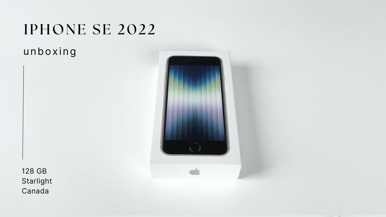 minimal unboxing | iphone se 2022 ☁️