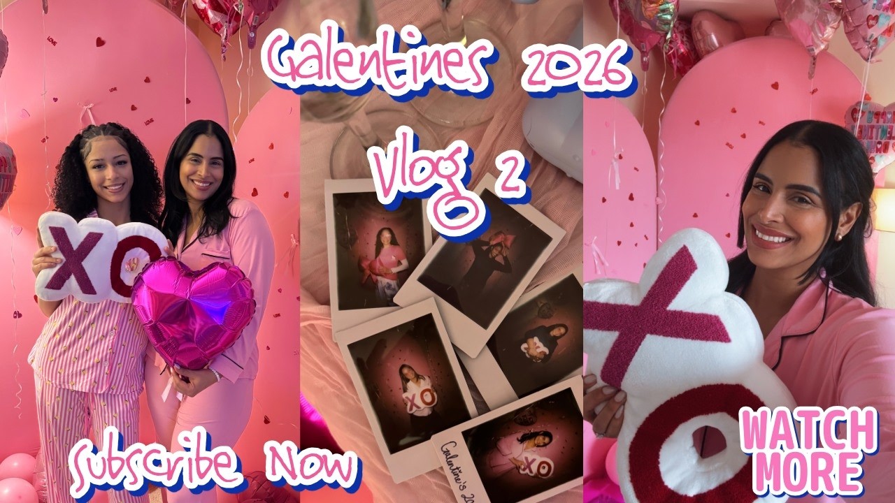 Galentine’s Day vlog 2| Target and Dollar tree valentine's haul || TJ & PJs pink and bows theme