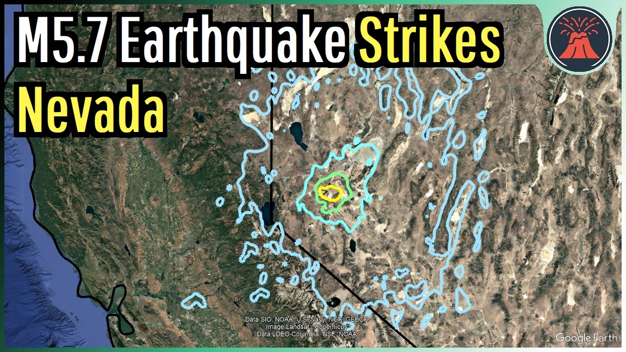 Nevada Earthquake Update; M5.7 Quake Strikes East of Reno