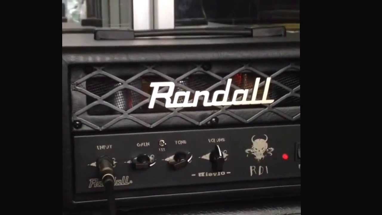 Randall head amp rd1 diavlo sample sound @ Hurtrock Music store