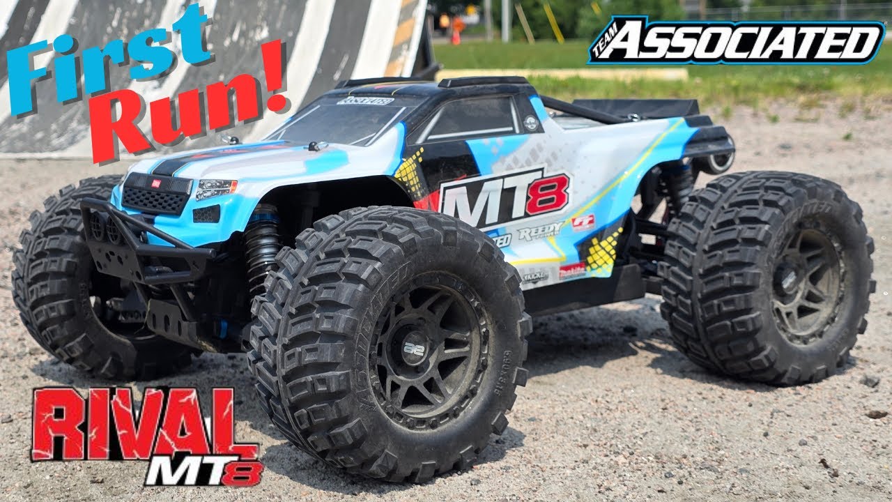 Первый заезд Team Associated Rival MT8!