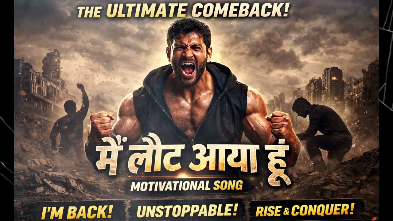 मैं लौट आया हूं 🔥 | MAIN LAUT AAYA HOON 💥 | Most Powerful Comeback Song | Hindi Motivational Rap 