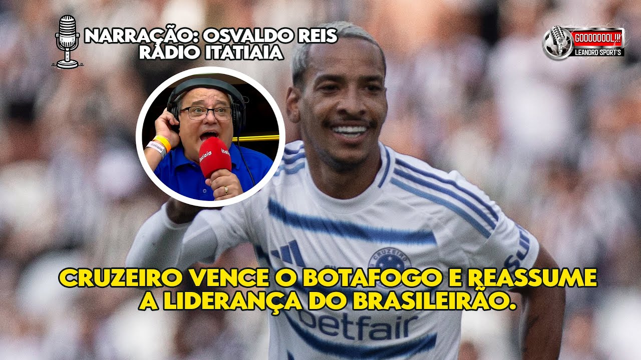 Botafogo 0 x 2 Cruzeiro - Narração: 🎙️ Pequetito | Brasileirão 2025