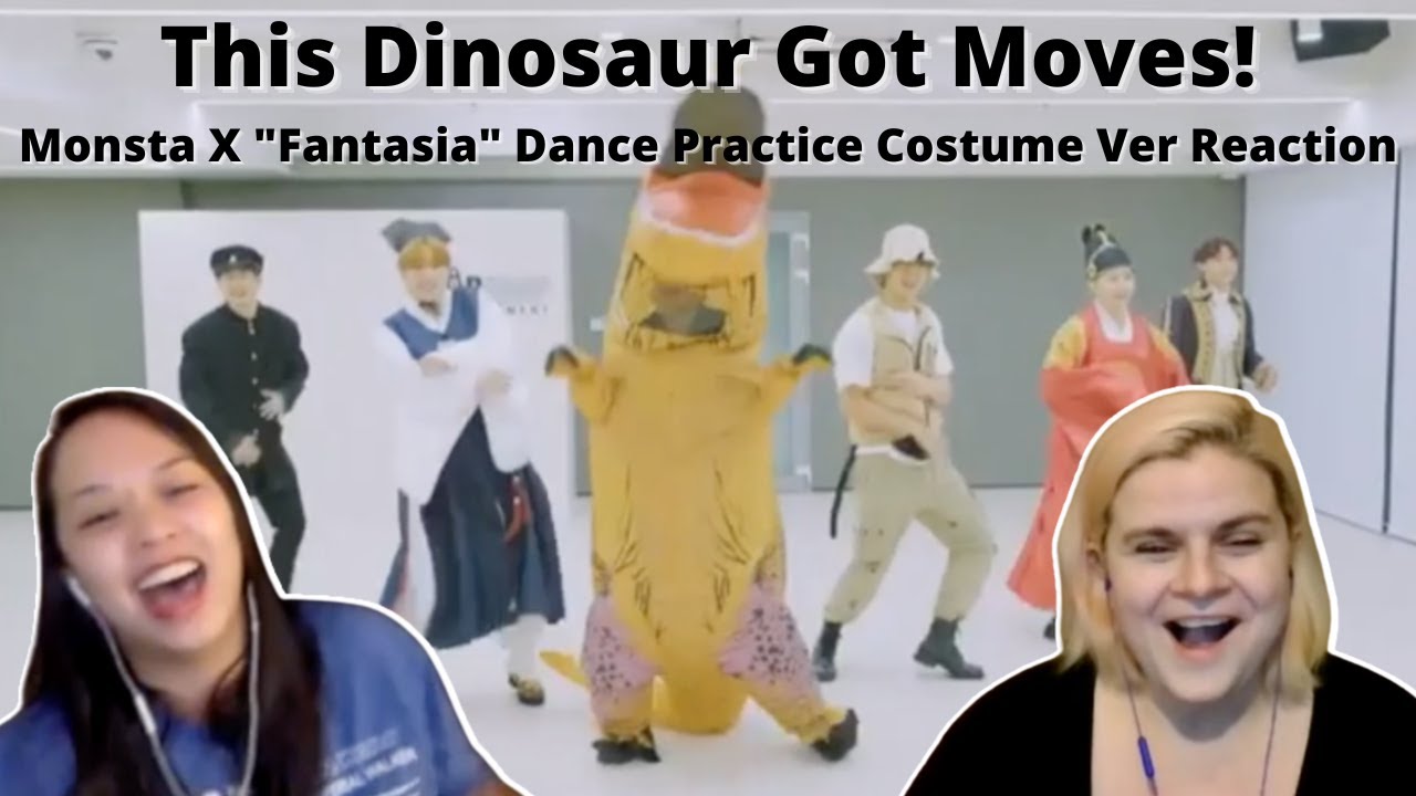 A dancing dinosaur? | MONSTA X 몬스타엑스 'FANTASIA' Dance Practice (Costume ver.) Reaction