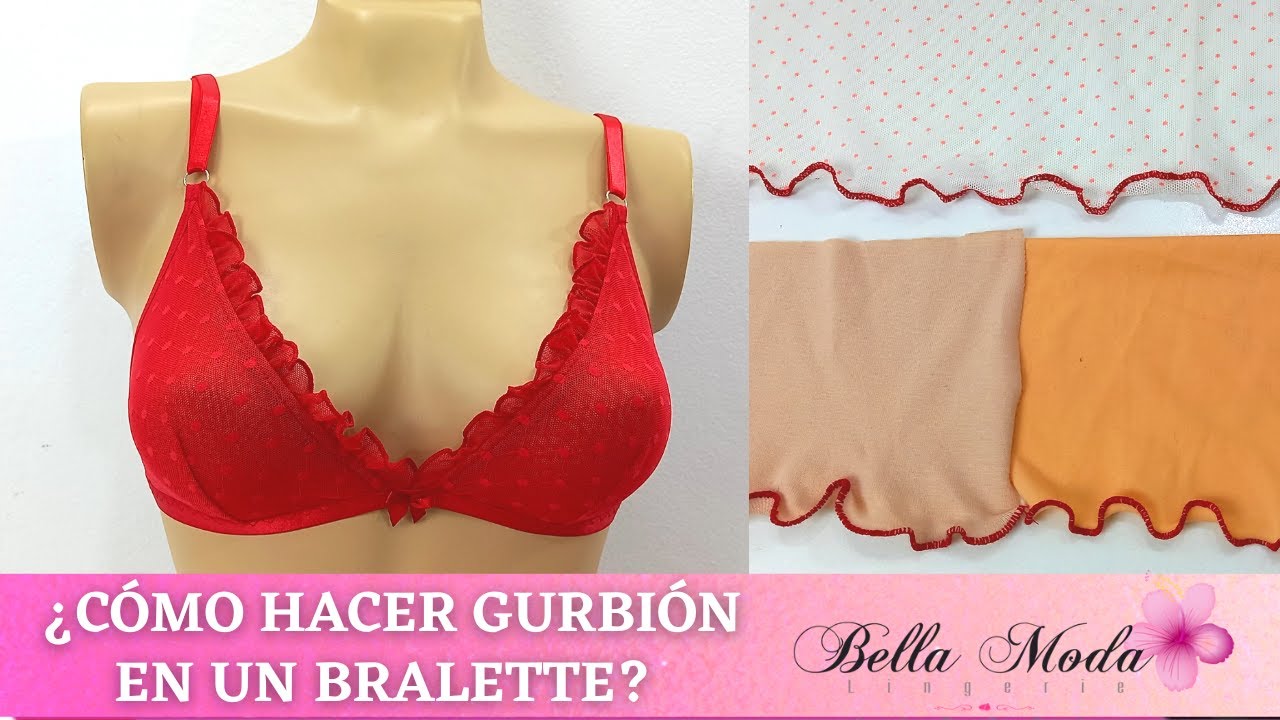CÓMO HACER GURBION EN LENCERÍA - MOLDE GRATIS / DIY
