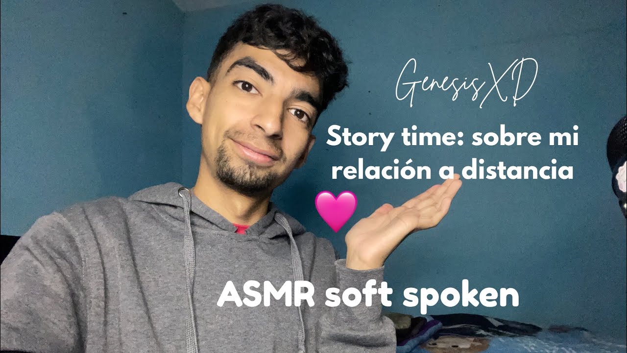 ASMR soft spoken, Story time sobre mi relación a distancia🧡🩷.