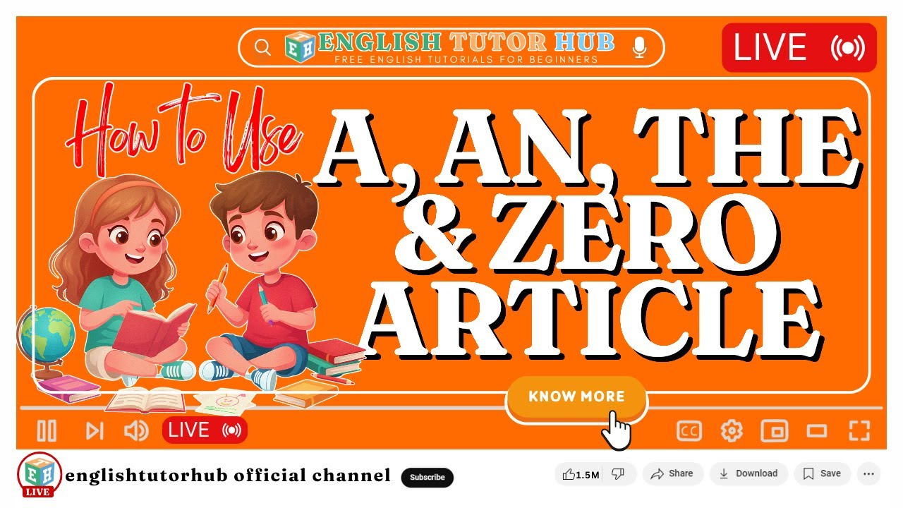 English Grammar Secrets: How to Use A, An, The & Zero Article Correctly