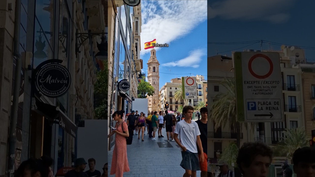 📍VALENCIA 🇪🇦 City Walking Tour 😍 World's Most Beautiful Cities #travel #spain #4kwalk