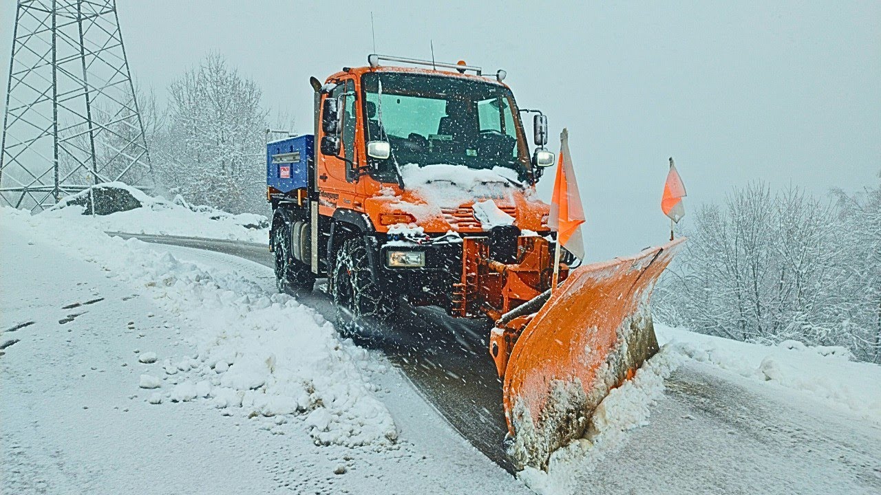 ❄️Snow removal in the Alps❄️Fresh snow 