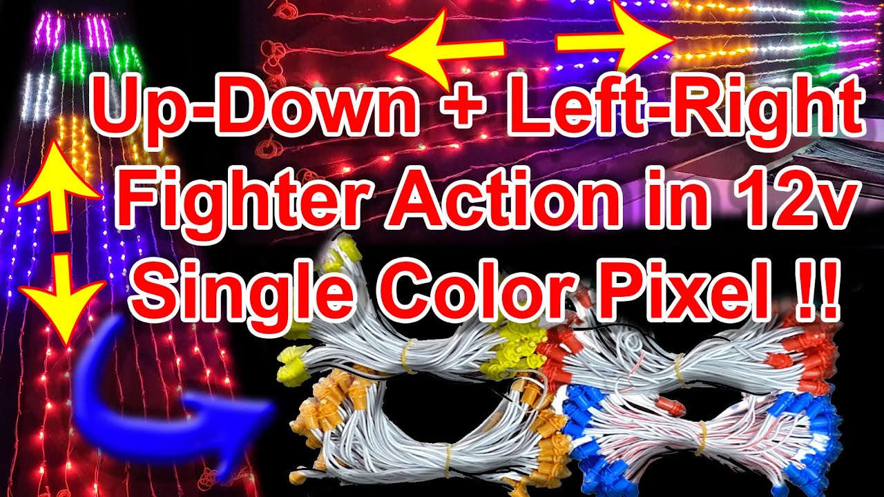 Neutral Cut 12v Single Color Pixel Fighter Without Cable ↕️+↔️ 🏳️‍🌈 | 50+ Effects
