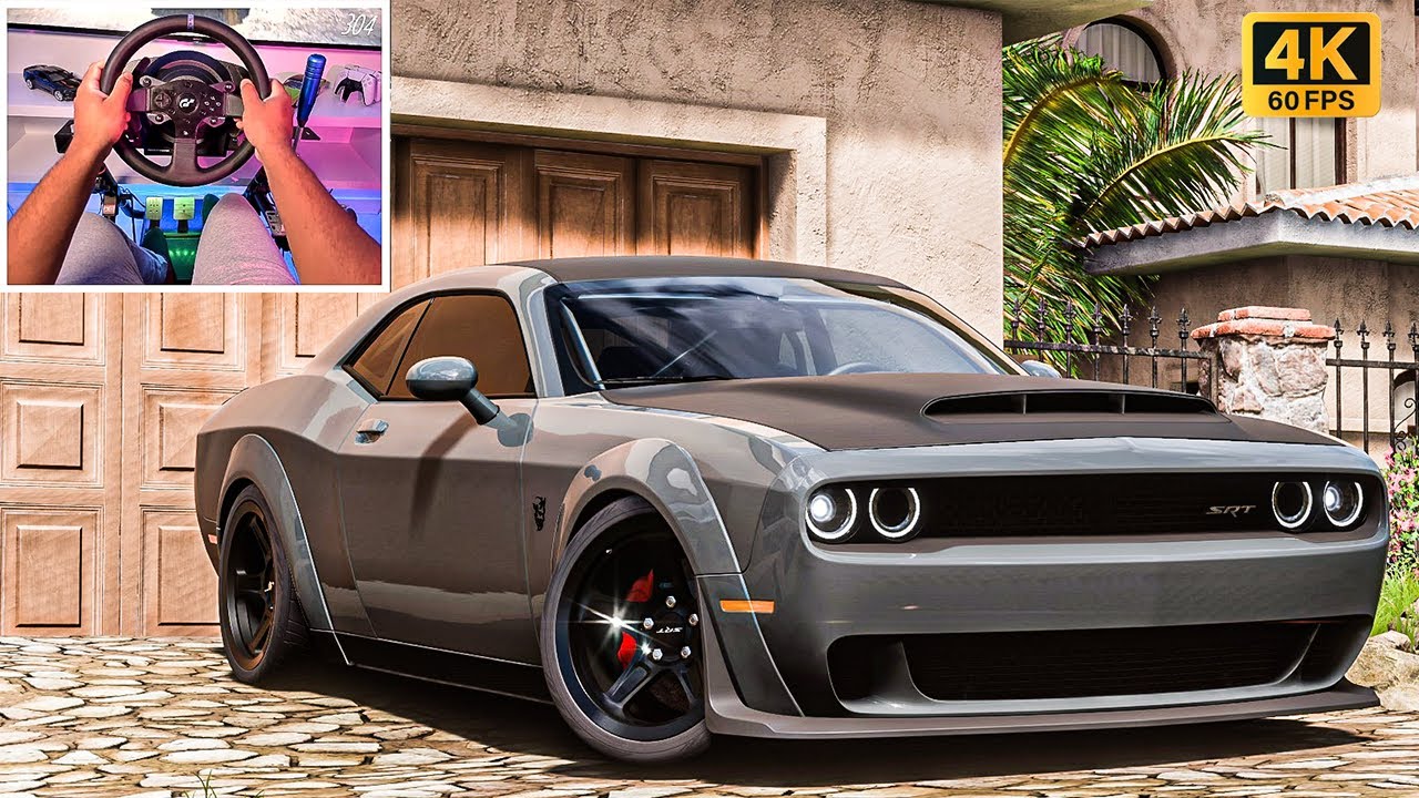 Dodge Challenger SRT Demon | Forza Horizon 5 (Steering Wheel + Shifter) Gameplay