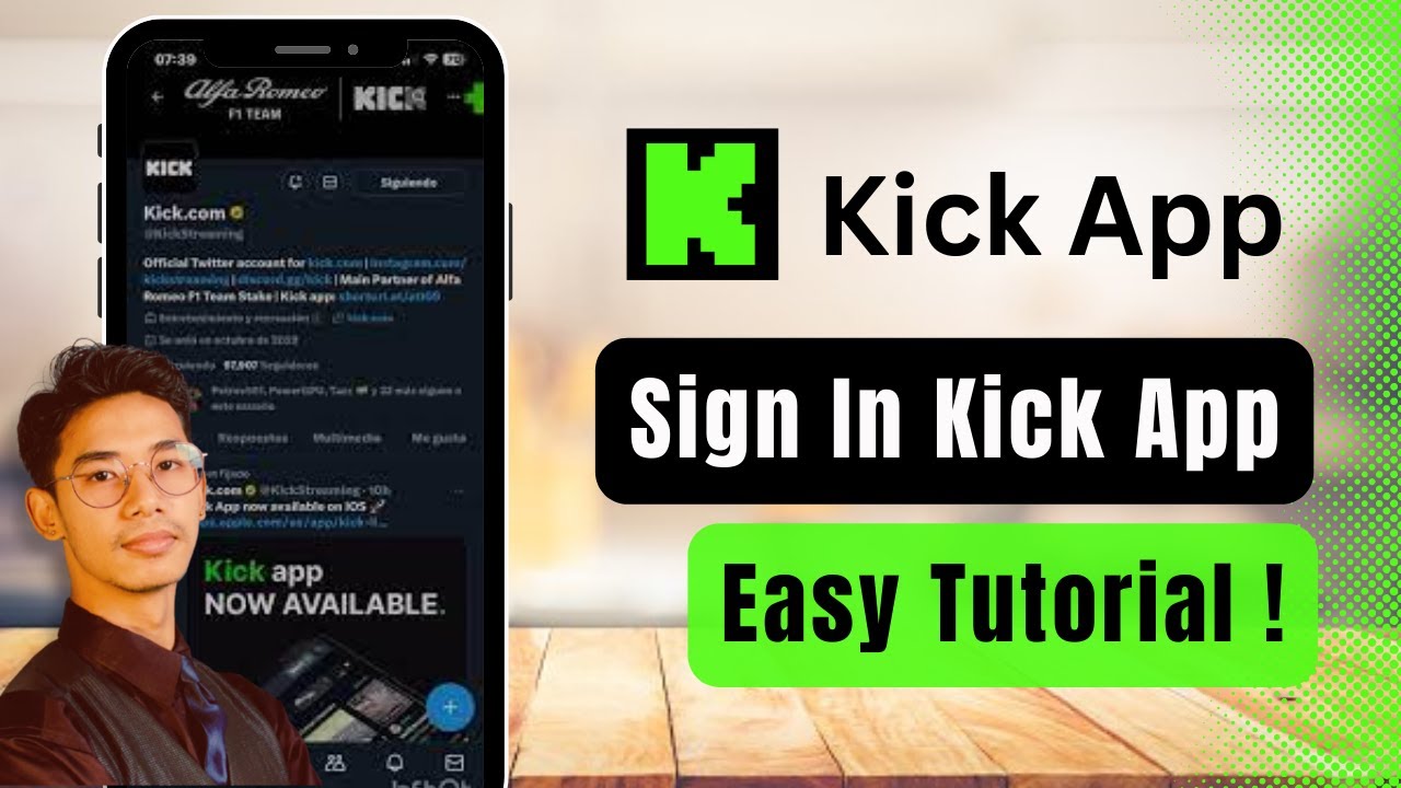 Kick Streaming App - Login Kick App