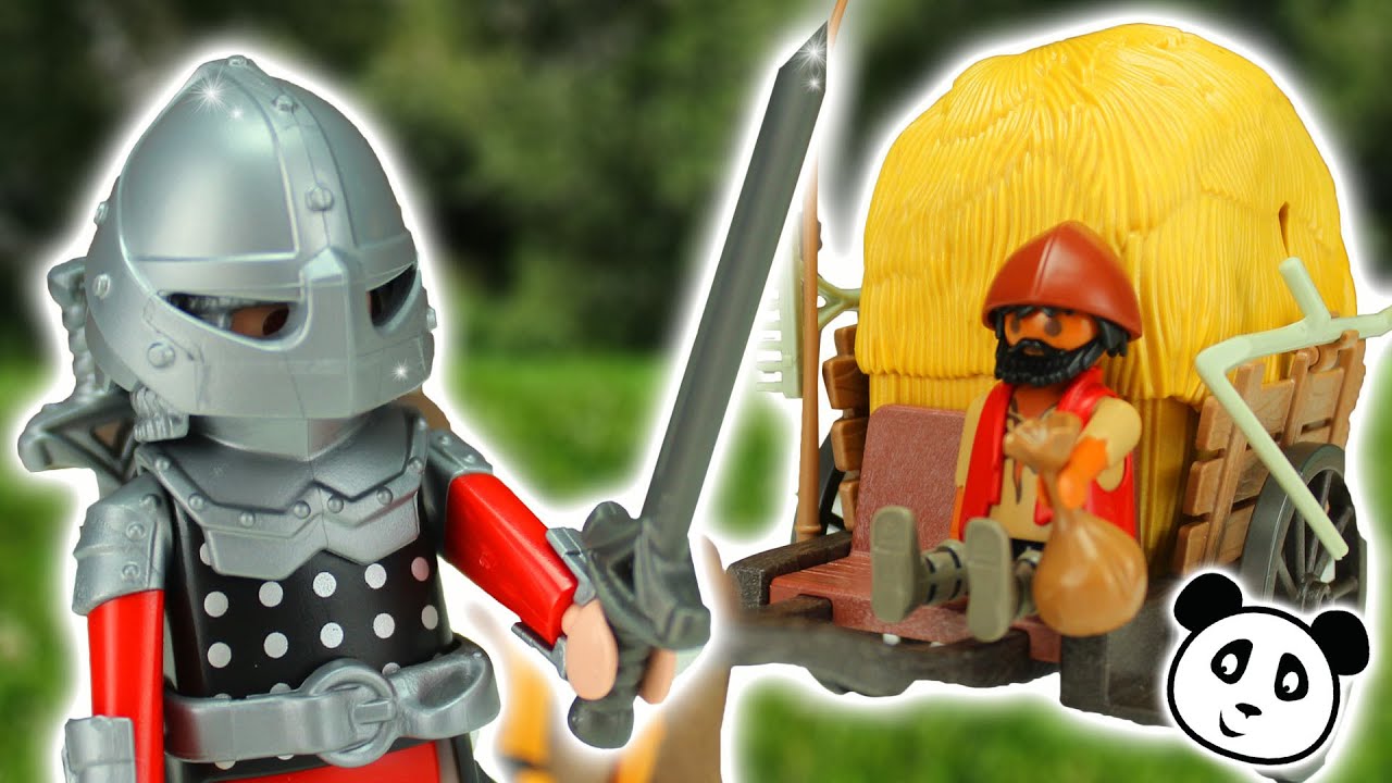 Playmobil en español - Ayudando a dos caballeros - Playmobil Caballeros
