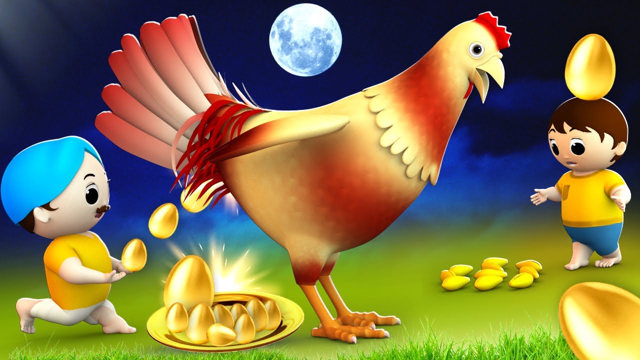 தங்க முட்டை கோழி - Golden Eggs Hen Story | 3D Animated Tamil Moral Stories | JOJO TV Tamil Stories