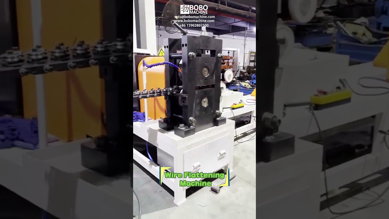 Wire Flattening  Pressing Machine For Control Cable