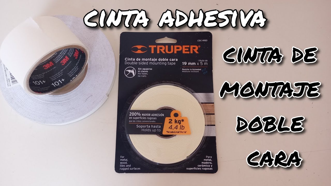 Cinta Adhesiva Doble Cara | TRUPER | Revisión