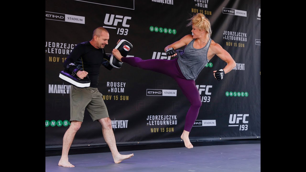 UFC 193: Holly Holm Open Workout Session (Complete)
