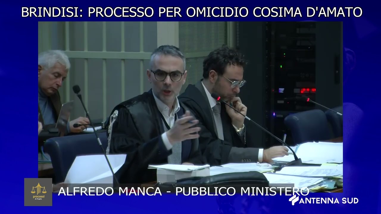 PROCESSI DI PUGLIA - PROCESSO OMICIDIO COSIMA D'AMATO - 1° PUNTATA DEL 25.02.2026