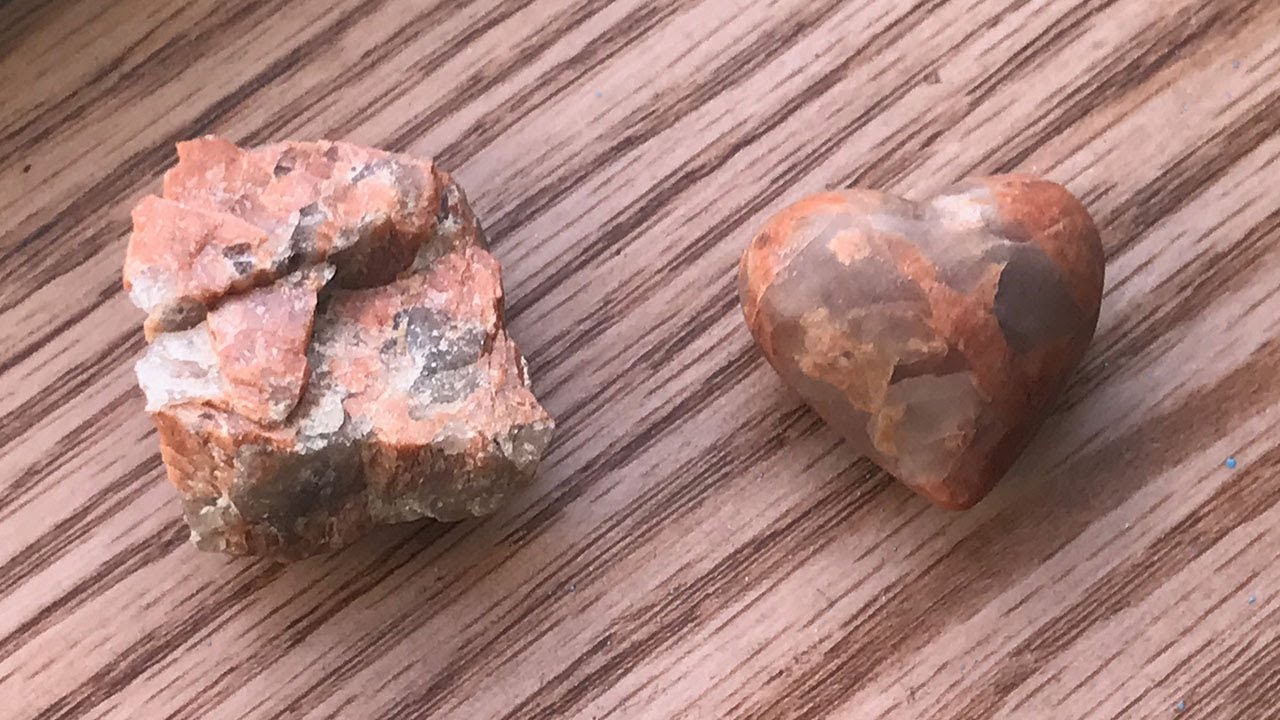 Heart Rock Carving