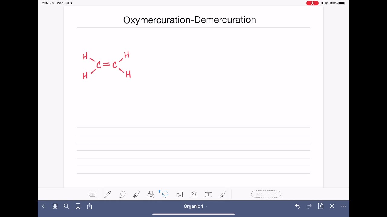 110: Oxymercuration-demercuration of alkenes
