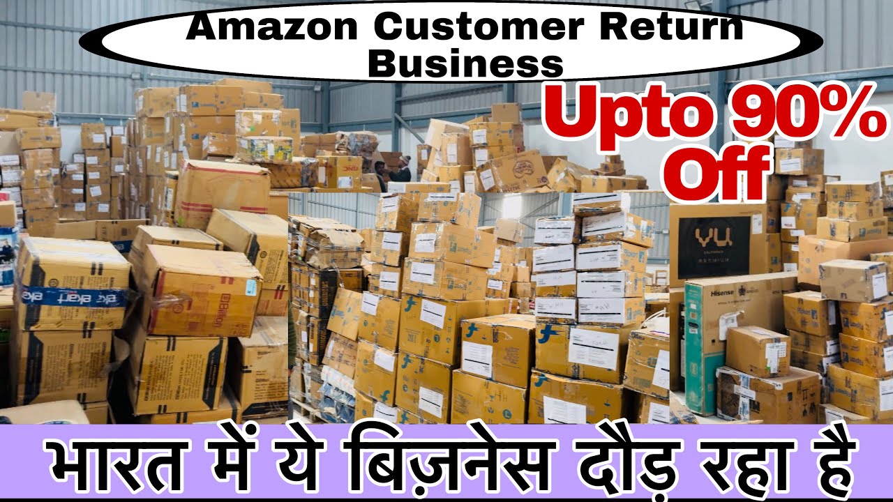 Amazon Flipkart Return upto 90% off Electronics items, High Profit Business, B2B Business ideas,FMCG
