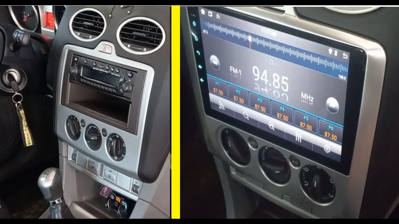 Como Instalar una Radio Android Auto con Camara Trasera en Ford Focus
