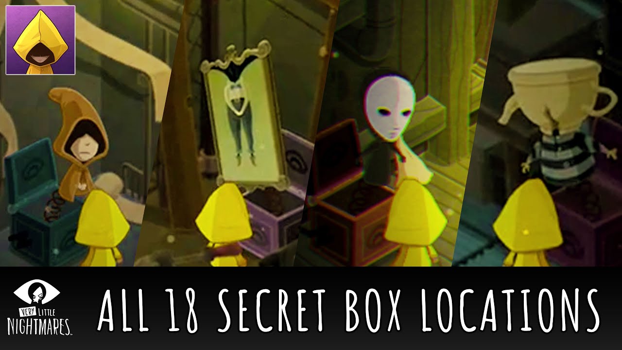 VERY LITTLE NIGHTMARES - All Collectibles/Boxes | Secret Room & Both Endings